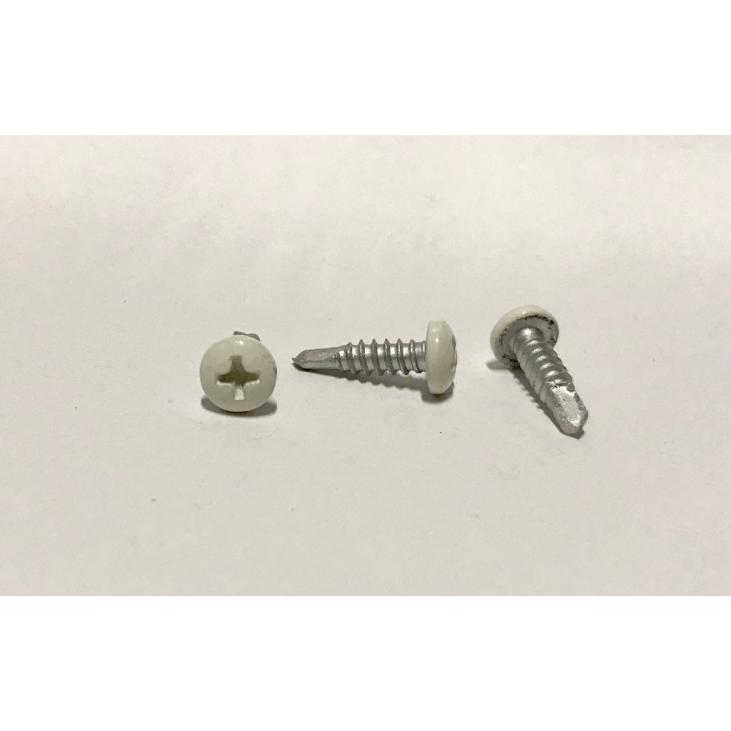 Self-drilling screw cross-head - 4.2x16mm - RAL 9010 DIN 7504N