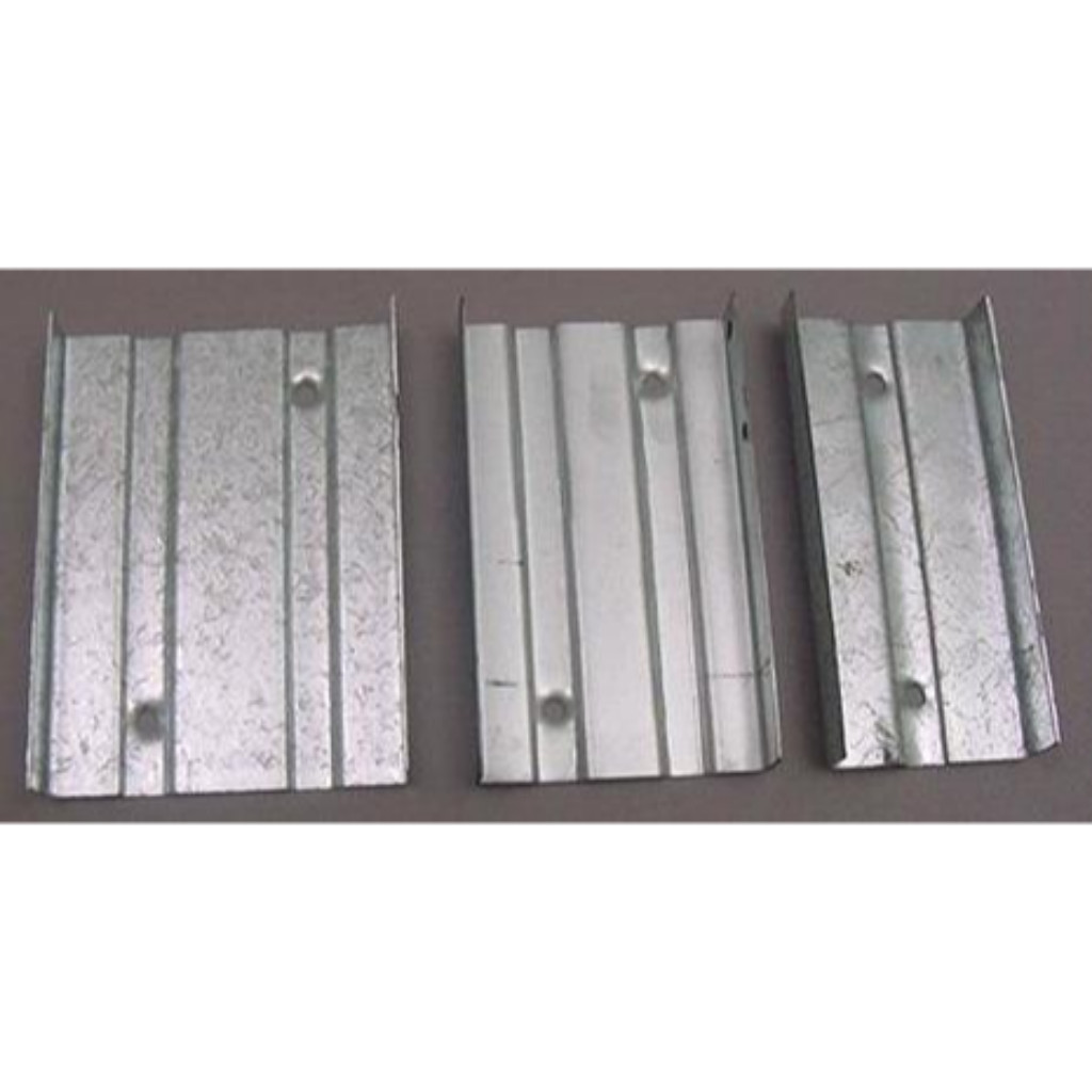 Stiffening plate for PVC U-profile - Galva - ISO 08 - 80mm