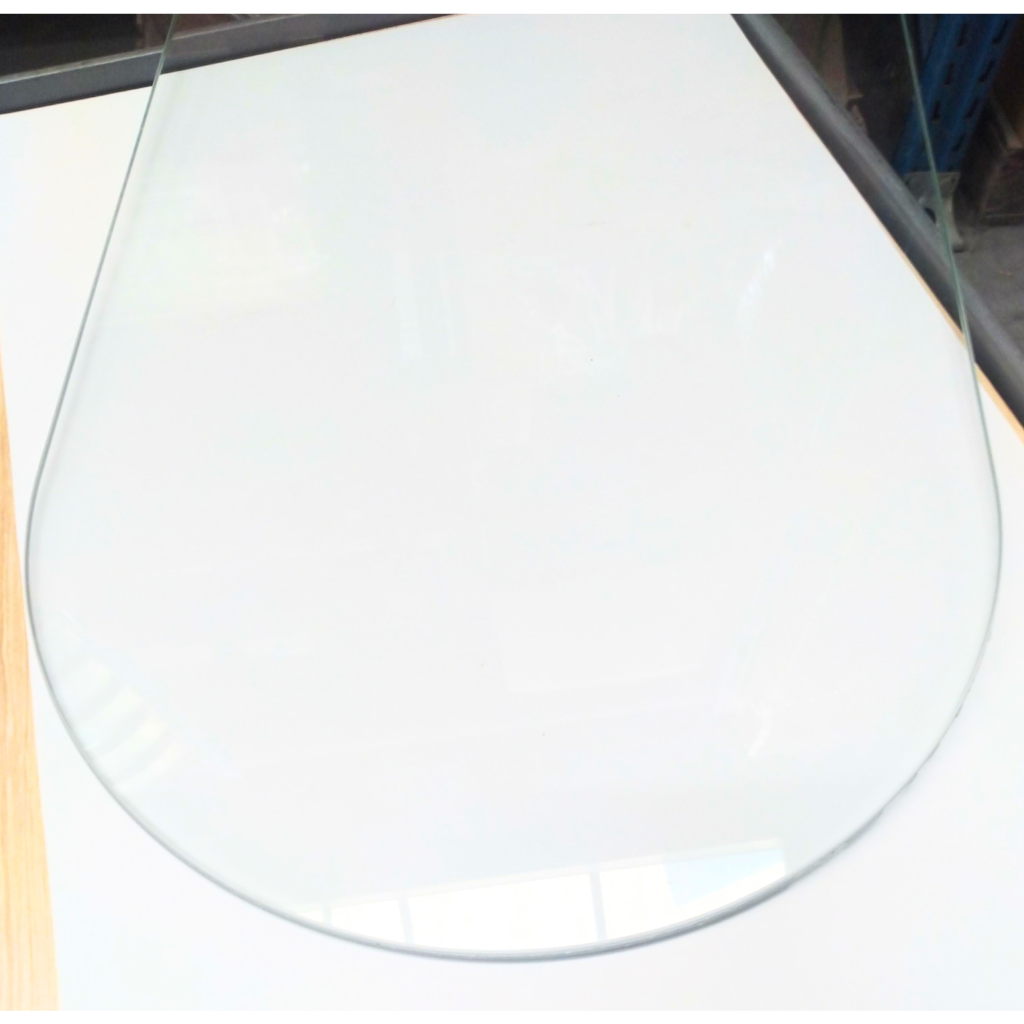 Vitre pour Oculus feuillete 33.1 angles arrondis -280 x 580mm