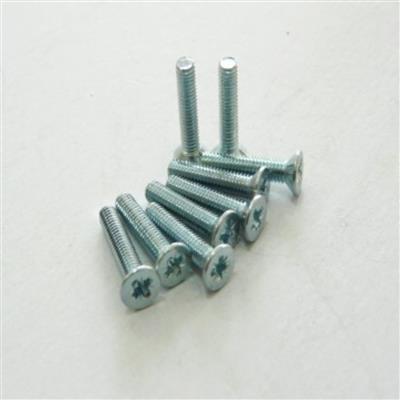 Metal screw countersunk head cruciform DIN 965 RVS A2 M05 020mm