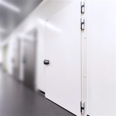 Traditional coldroom door OFE - PVC - positive - 900Bx2100mmH - hinges right