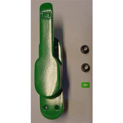 Espagnolet opener - draaikruk - (type 4220 - groen Ral 6024) - U = Rechts & Links