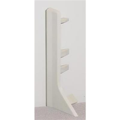 PVC end piece for PVC skirting board - RAL 9002 - left and right