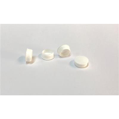 Panel caps PVC Ø 16mm - RAL 9010 - 165 pieces packaged