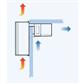 Wall-Straddle unit for coldroom – 7,9 m³ – 230/1~/50 V/HZ