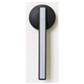Sliding door handle HRS 7504 ext. L/R with fixing