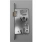Lock FSB day/night - with arrounded front in stainless steel 60mm - For europrofilcylinder - without lockplate - Rep. Nr.15 - DIN left