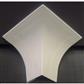 PVC exterior angle for PVC curved corner - 2 directions - large model 55mm - RAL 9002