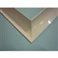 ALU Exterior angle for curved corner profile - 2 directions - R = 45mm - 1,8 mm 2 x 500 mml, Ral 9010