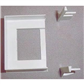 PVC U-eindstuk deurafwerkingsset Links en Rechts - RAL 9010 - ISO 08 - 80mm