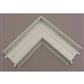 PVC inside corner - 90° - RAL 9010 - ISO 06 - 150 x 150 x 60mm
